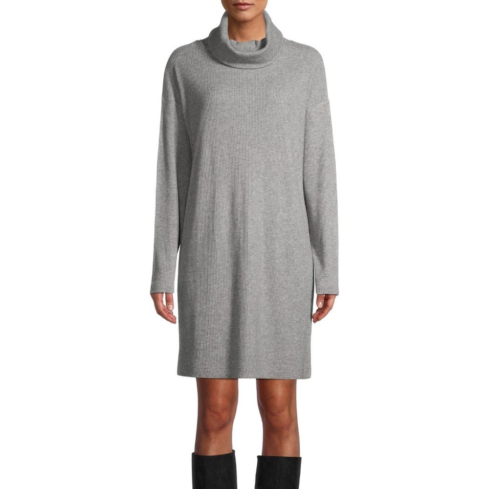 WEEKEND SALE ONLY!! Time and Tru Women's Cowlneck Dress